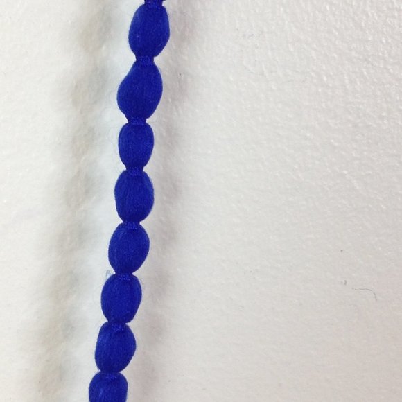 Purple Embroidered Ball String Boho Cross Body Bag - Picture 4 of 7